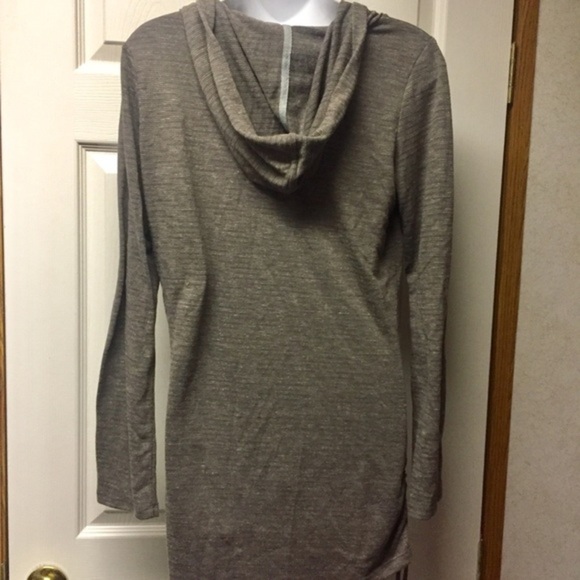 Saint Tropez West long taupe hoodie large - Picture 5 of 6